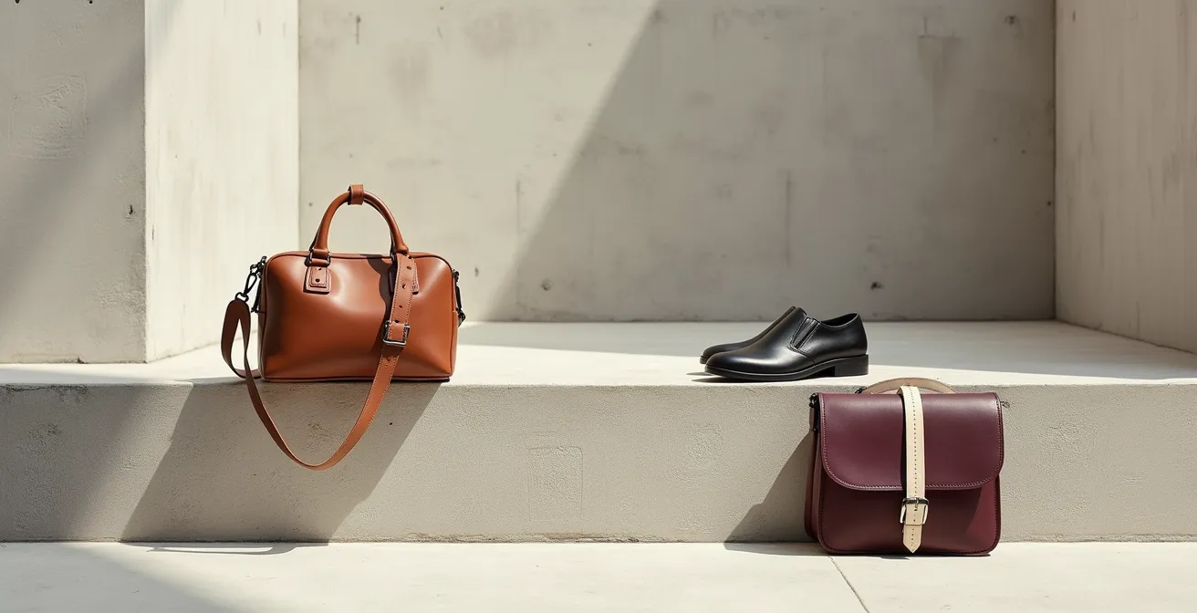 Harmonische und kontrastierende Accessoire-Kombinationen im Vergleich