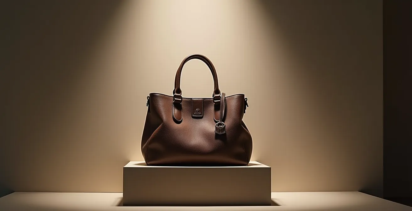 Zeitlose Designer-Handtasche als Kunstobjekt und Investment-Piece