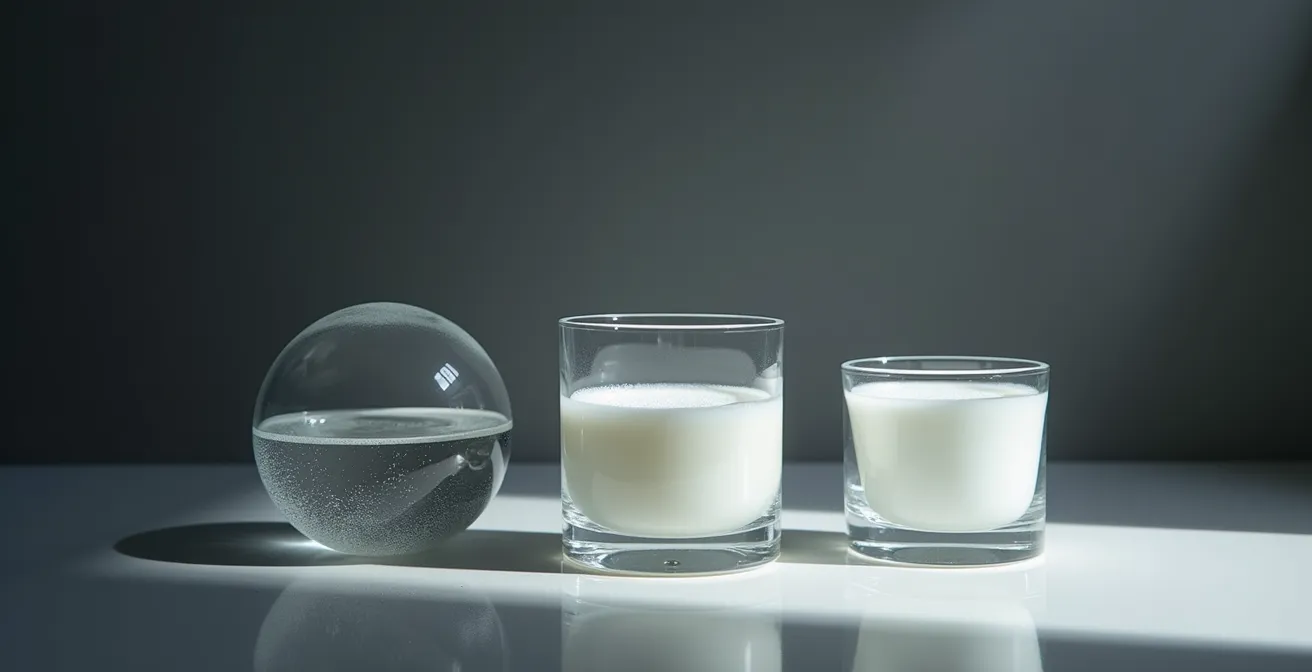 Minimalistische 3-Schritte-Hautpflegeroutine visualisiert