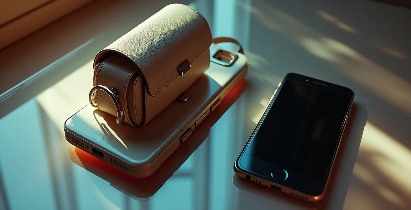 Revival der kompakten Designer-Handtaschen aus den 2000er Jahren, die den zyklischen Charakter der Mode symbolisieren.